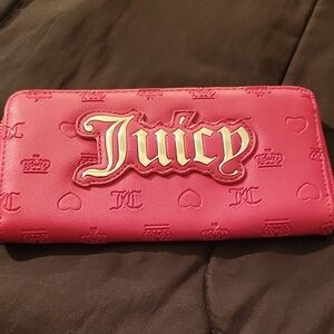 Juicy Couture Pink Embossed Wallet